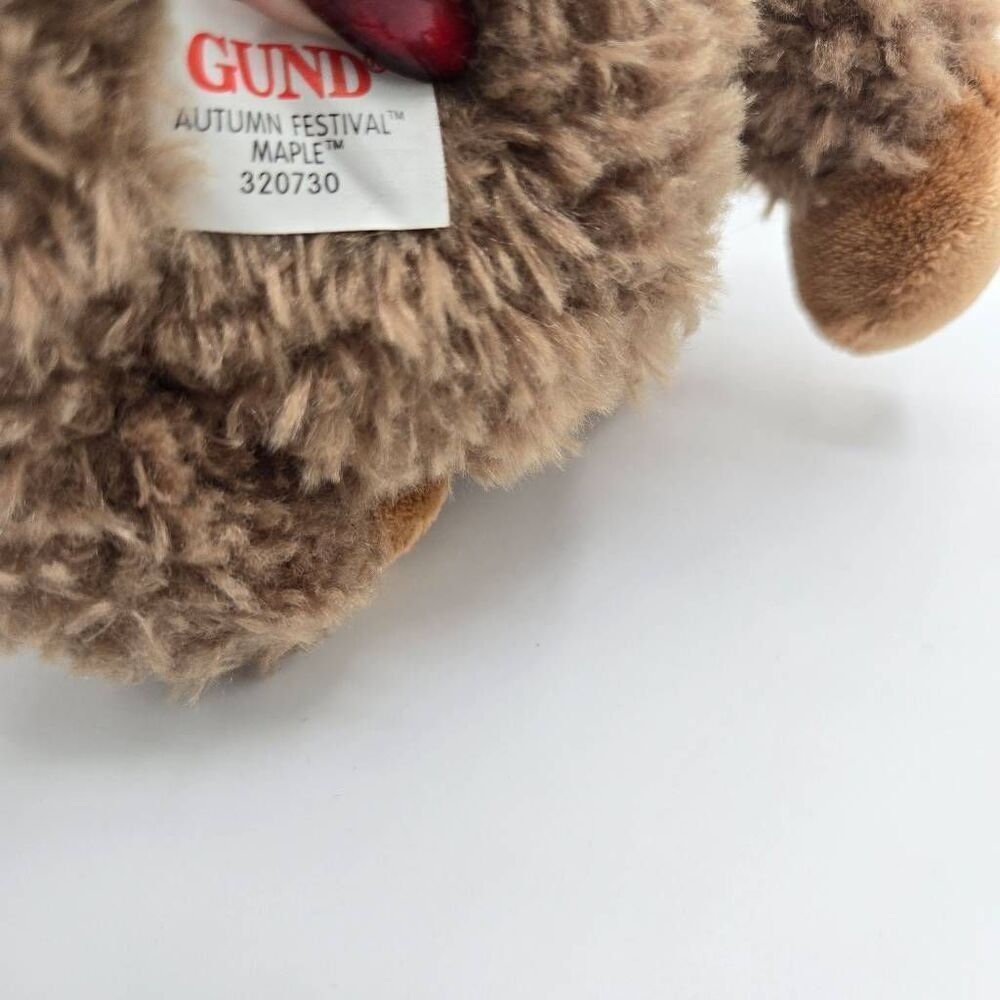 Gund Autumn Festival Maple Moose Plush Stuffed Animal Holiday 6" - Picture 5 of 5